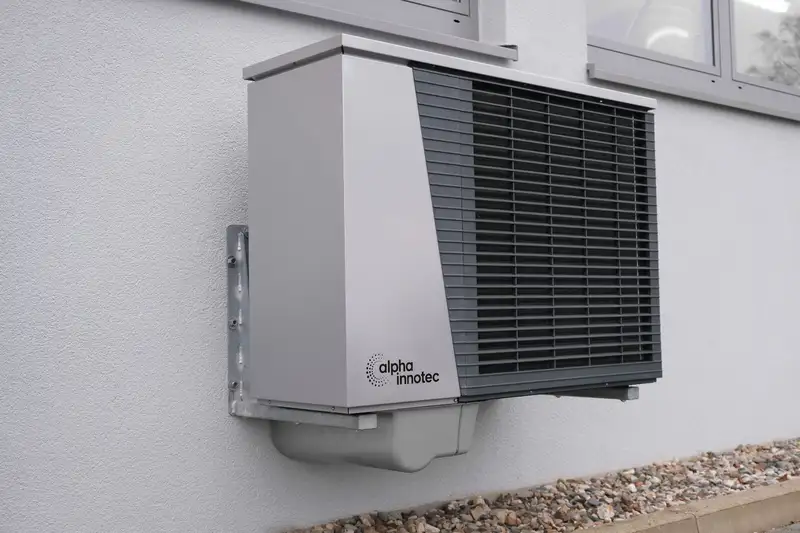 A heat pump installed in an Irish home