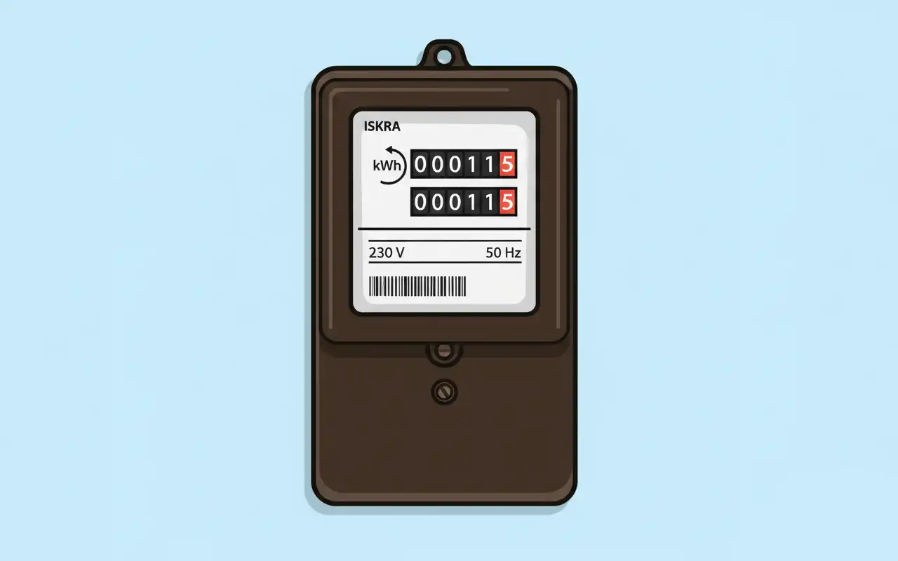 Day-night analogue meter